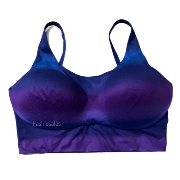 Victoria’s Secret Allegro Medium Support Flow on Point Lined sport bra tie dye - Picture 1 of 4